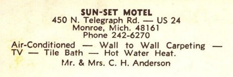 Sunset Motel (Sun-Set Motel) - Street View Over The Years